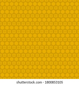 Modern hexagon lines, vector texture, vector shapes, seamless hexagon pattern with double lined hexagonal lines, bright orange fall colors. Thanksgiving ornament background
