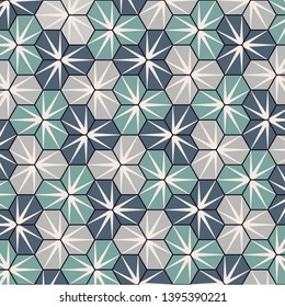 Modern Hexagon pattern design repeat seamless tile interior graphic new style
