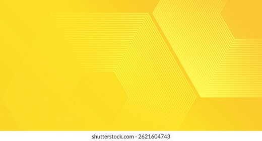 Moderno hexágono amarelo cor padrão gradiente textura design moderno abstrata ilustração