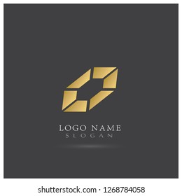Modern Hexagonal Logo. Symbol & Icon Vector Template
