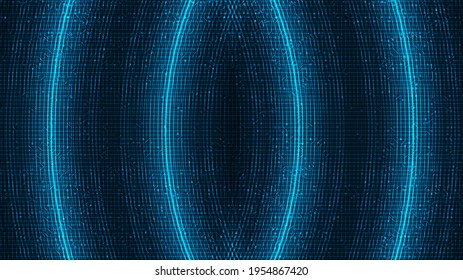 Modern Hi Tech Wave on technology Background,comic and Motion concept design,vector.