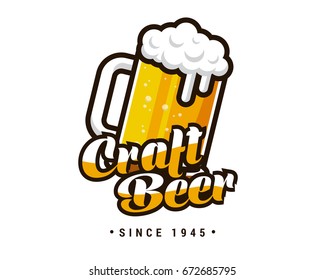 Modern High Quality Beer Emblem Logo Design