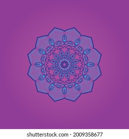 Diseño de Mandala moderno de alto nivel 