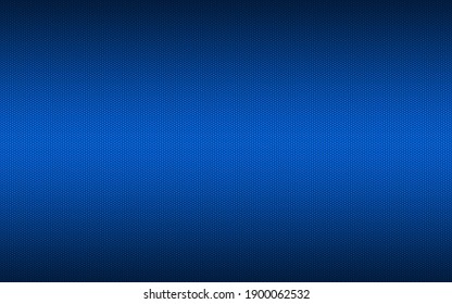 Modern high resolution blue geometric background with polygonal grid. Abstract black metallic hexagonal pattern. Simple vector illustration