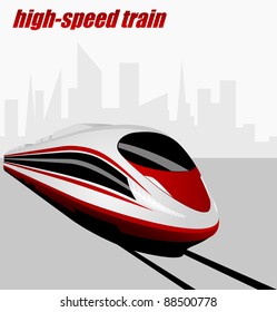 Modern High Speed Train