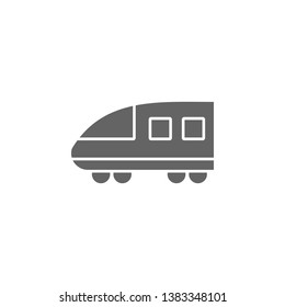 Modern high speed train icon. Element of simple transport icon. Premium quality graphic design icon. Signs and symbols collection icon for websites