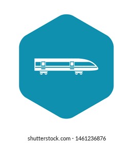 Modern high speed train icon. Simple illustration of high speed train vector icon for web design