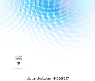 Modern high technology concept for new tech and business direction