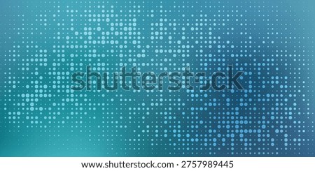 Modern high-energy backdrop featuring technical dot grids and radiant cyan transitions on deep blue.