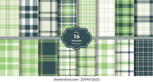 Modern Highland Gold and Bright Canary Seamless Tartan Textile Design