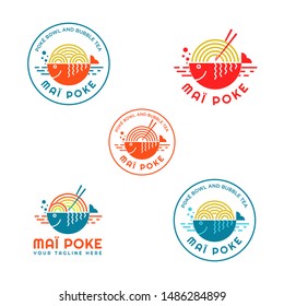 Modern, hip and memorable Design logo for POKE BOWL restaurant