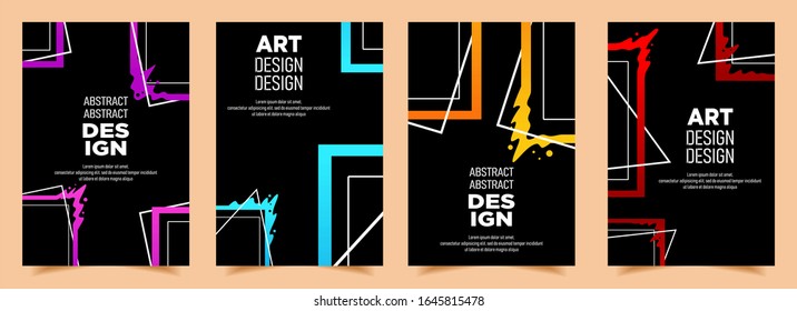 modern hipster background template  for brochure, poster, flyer and other application. vector illustration