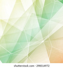 Modern hipster crumpled crystal background geometrical pattern colorful polygon element abstract poster. Vector illustration