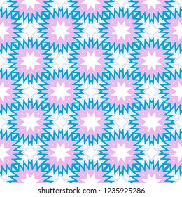 Modern Hipster Geometric Seamless Pattern. Vector Illustration. For Book design, Background. Vector Illustration.
