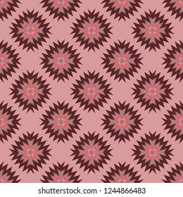Modern Hipster Geometric Seamless Pattern. Vector Illustration. For Book design, Background. Vector Illustration.