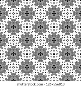 Modern Hipster Geometric Seamless Pattern. Vector Illustration. For Book design, Background. Vector Illustration.
