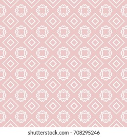 modern hipster geometric seamless pattern. vector illustration. rose color. for design invitation, interior wallpaper, cover card