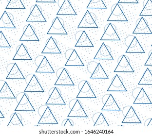 Moderna ilustración hipster. Fondo claro con triángulos para el diseño de la decoración. 