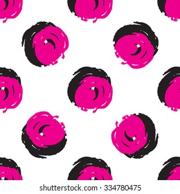 Modern hipster seamless geometric pattern. Abstract hand drawn background. Stylish modern print. Cute background for website, texture, fabric, invitation, save the date cards.