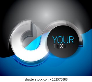 Modern hi-tech design template