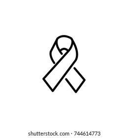 Modern HIV line icon. Premium pictogram isolated on a white background. Vector illustration. Stroke high quality symbol. AID icon in modern line style.