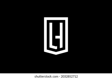 Modern HL Logotype Template Vector