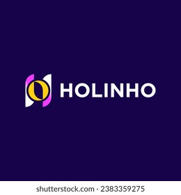 Modern HO Letter Holinho Company logo design