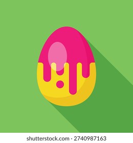 Modern Holiday Easter Egg Graphic Design