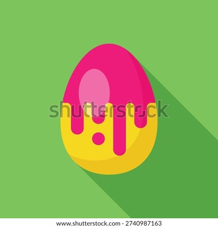Modern Holiday Easter Egg Graphic Design