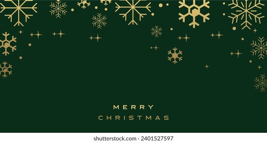 Modern Holiday Greeting Card Christmas snowflake background