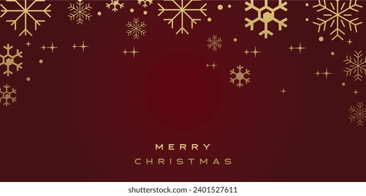 Modern Holiday Greeting Card Christmas snowflake background