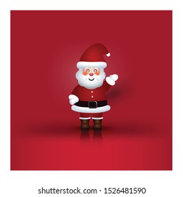 Modern holidays Christmas cartoon Santa Claus background banner ,Christmas elements