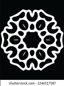 Modern holidays floral shape vector pattern decorative design for creative ideas