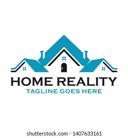 modern home building logo design