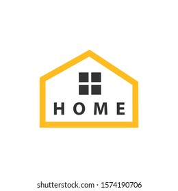 Modern Home, House, Real Estate, Apartment, Architecture Logo Icon Sign Symbol Vector Illustration Design for company, brand, corporate, creative industry, business isolated white background