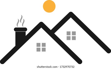Modern home icon. house icon vector illustration