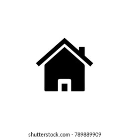 Modern home icon for web, app and graphic design