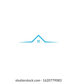 Modern home logo design concept.