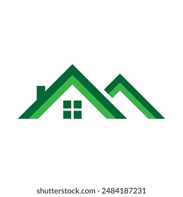 Modern Home Logo Design Illustration Vektorgrafik