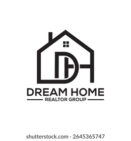 Modern home logo design that symbolizes comfort, security, and style. Perfect for real estate, home builders, interior design, and property management businesses.
