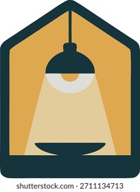 Logo-Symbol "Modernes Zuhause" - Vektorgrafik, Symbole und Grafiken	

