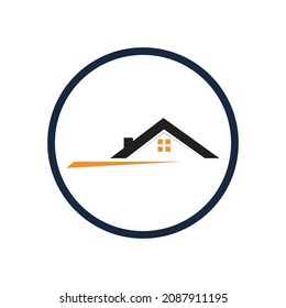 modern home logo vector icon illustration design template
