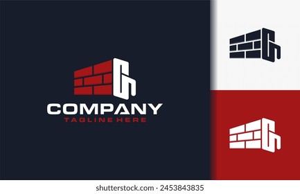 Modern home plastering logo design vector. Exterior and interior house work logo with plastering trowel and wall house design vector