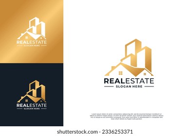 Modern Home Real estate logo design.
