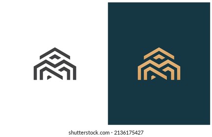 Modern Home Real Estate Vector Logo Concept Idea