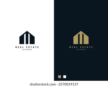 Modern home roof logo design for inspiration