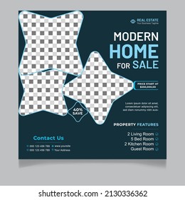 Modern Home For Sale Social Media Post