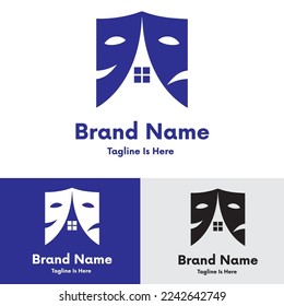 
Modern Home Theater Logo Design
