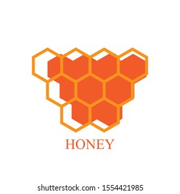 Modern honey icon vector texture illustration design template