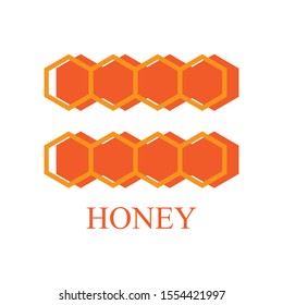 Modern honey icon vector texture illustration design template